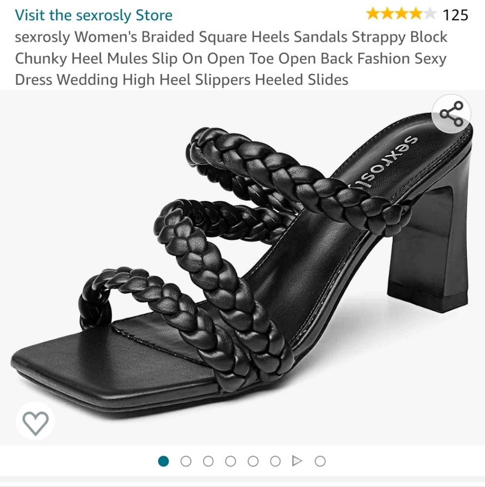 NWOT black heels